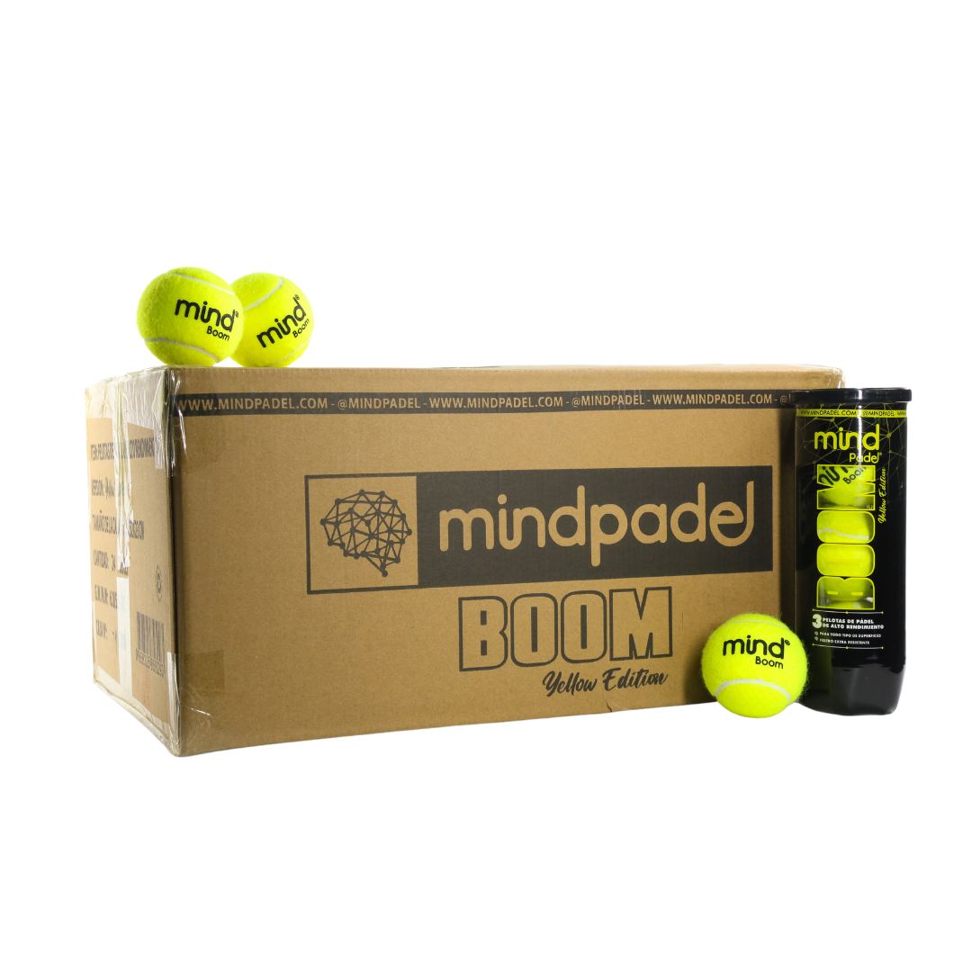 Caja de Pelotas BOOM YELLOW